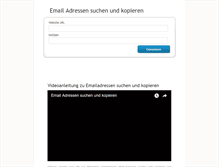 Tablet Screenshot of emailadressen-suchen.com
